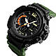 Годинник наручний чоловічий SKMEI 1343AG ARMY GREEN, годинник тактичний протиударний. Колір: зелений, фото 3