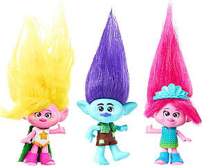Набір фігурок королева Поппі , Віва , Пагін "Троллі: знову разом" Trolls Band Together Mattel 2023