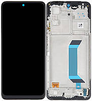 Дисплей модуль тачскрин Xiaomi Redmi Note 12 Pro 4G черный TFT в рамке