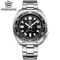 STEELDIVE SD1970 44MM 20ATM(200M) SEIKO NH35A BLACK DIAL (SEIKO SPB151J1 PROSPEX CAPTAIN WILLARD)