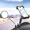 Тримач для телефонів XO C119 з кріпленням на дзеркало заднього виду мотоцикла та обертанням на 360, Black, фото 3