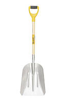 Лопата совкова MASTERTOOL 280х380х1100 мм сніг/зерно з алюмінію з дерев'яною ручкою і тримачем 14-6279