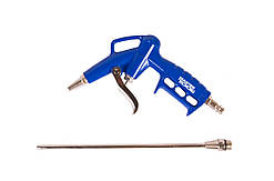 Пневмопістолет продувний Ø 2 мм, 2-6 бар + носик 210 мм MASTERTOOL 81-8743