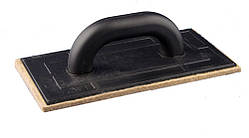 Тертка штукатурна MASTERTOOL 130х270 мм із повстяною робочою поверхнею 5 мм для фінішних робіт 08-1308