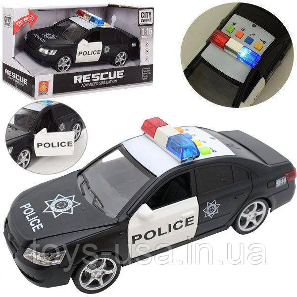 Машина "Поліція" (Police), інерційна, звукова арт. WY 560 B