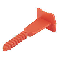 Система вирівнювання плитки MASTERTOOL ОСНОВА гвинтова 1.5 мм набір 100 шт 81-0512