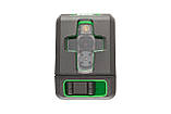 Рівень лазерний MASTERTOOL 30 м ±0.3 мм/м 2 головки H/V/H+V H130°/V130° ±4° GREEN/510 нм клас II IP54 ААх4, фото 3