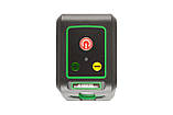 Рівень лазерний MASTERTOOL 30 м ±0.3 мм/м 2 головки H/V/H+V H130°/V130° ±4° GREEN/510 нм клас II IP54 ААх4, фото 4