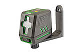 Рівень лазерний MASTERTOOL 30 м ±0.3 мм/м 2 головки H/V/H+V H130°/V130° ±4° GREEN/510 нм клас II IP54 ААх4, фото 11
