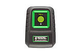 Рівень лазерний MASTERTOOL 30 м ±0.3 мм/м H110°/V110° ±4° GREEN/510 нм клас II IP54 ААх2 сумка 30-1901, фото 4