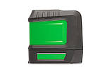 Рівень лазерний MASTERTOOL 30 м ±0.3 мм/м H110°/V110° ±4° GREEN/510 нм клас II IP54 ААх2 сумка 30-1901, фото 7