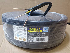 Провід мідний, кабель плоский ВВГ нг 3х4 Каблекс Одеса (кратно 5м) ПОВНОМіРНИЙ