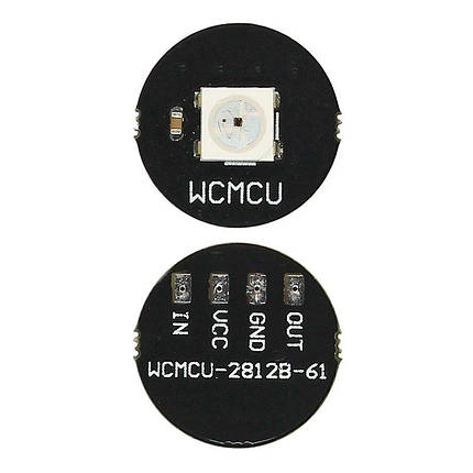 RGB 1-бітний світлодіодний модуль WS2812B 5050, 5В, 10мм, фото 3