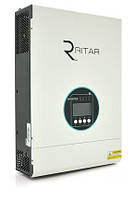 Гибридный инвертор, RITAR, 5000W, 5 кВт, 48V, Вольт, Volt, для солнечных станций, автономный, сетевой