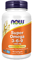 Now foods super omega 3-6-9 1200 мг 90 softgels