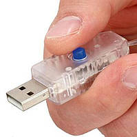 Реле USB для гірлянди Роса, шнур 2м, 8 режимів, 5V, IP20