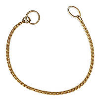 Ring5 ExtraFine Gold РИНГ5 ЭКСТРАКЛАСС плетеный ошейник-цепочка для собак