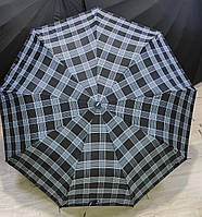 Зонт от дождя клетка 9 спиц "анти ветер" шотландка