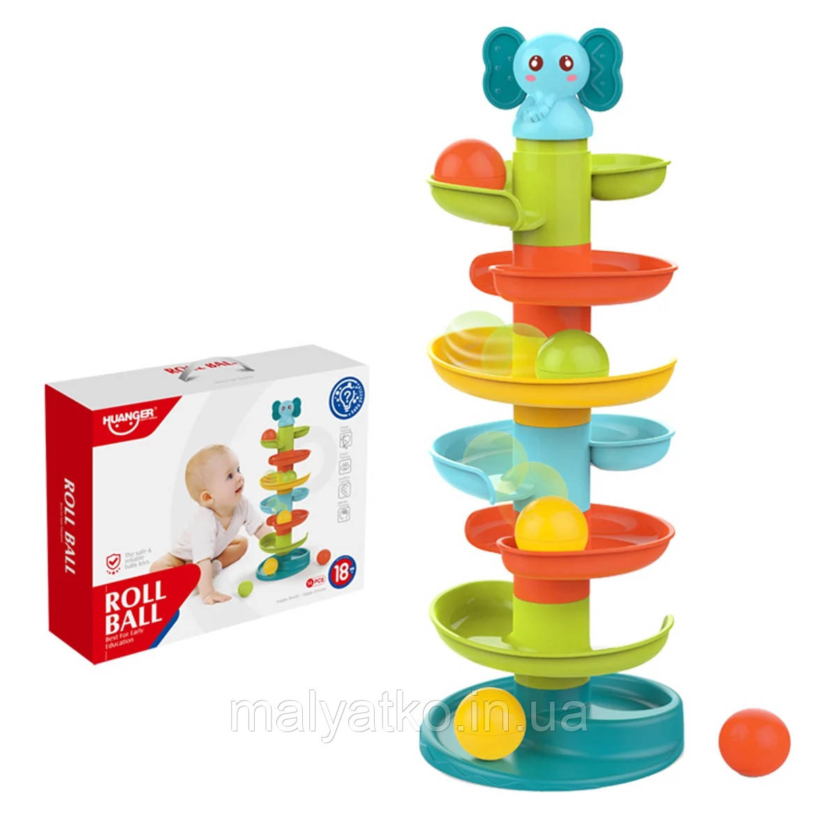 Іграшка для малюків "башня-спуск" арт. HE 0293, фото 1