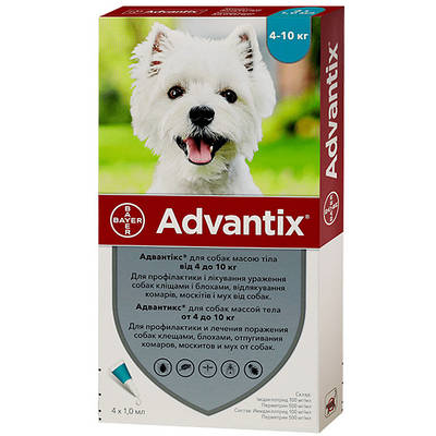 Advantix для собак от вшей | Сравнить цены и купить по акции со скидкой ...