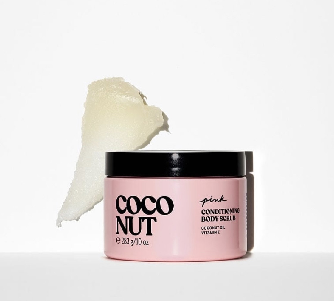 Парфумований скраб для тіла з олією кокоса PINK Coconut Body Scrub by Victoria’s Secret, оригінал