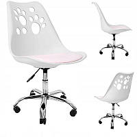 Кресло офисное, компьютерное Bonro B-881 белое