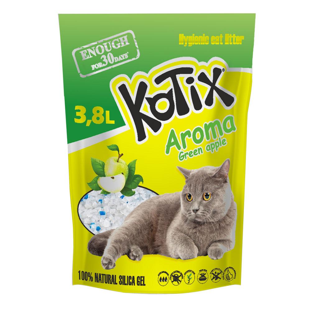Наповнювач д/туалету KOTIX 3,8л Green Apple