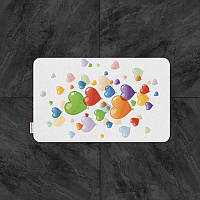 Коврик для ванной Tabe Hearts baloon 60x100