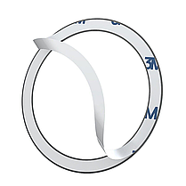Пластина для MagSafe Baseus Halo Series Magnetic Metal Ring 2pcs/pack PCCH000001 Black, фото 3