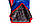 Боксерські рукавиці PowerPlay 3018 Jaguar Сині 10 унцій, фото 6