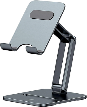 Підставка Baseus Desktop Biaxial Foldable Metal Stand for Tablets LUSZ000113 Grey, фото 1