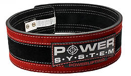 Пояс для важкої атлетики Power System Stronglift PS-3840 Black/Red S/M