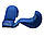 Рукавиці для карате PowerPlay 3027 Сині M, фото 7