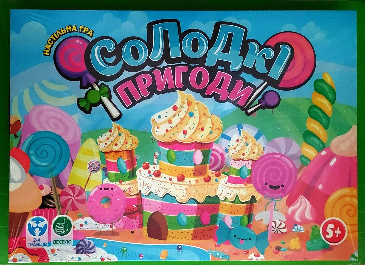Игра STRATEG Солодкі пригоди (ходилка) (30504)