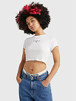 Укороченная женская футболка Tommy Hilfiger топ оригинал