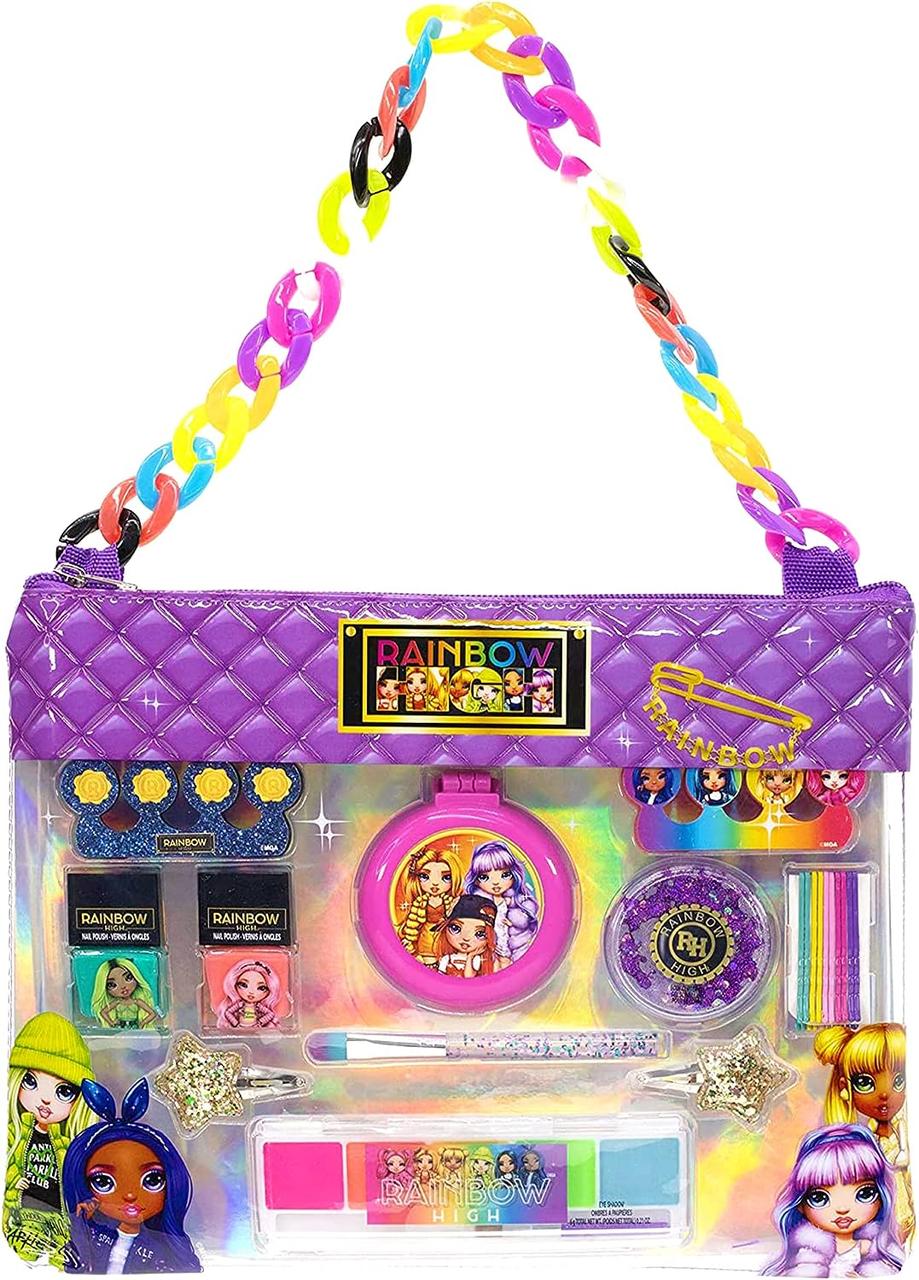 Набір косметики для дівчаток Rainbow High у прозорій сумці