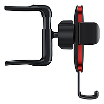 Тримач для мобiльного Baseus Metal AgeⅡ Gravity Car Mount Round Air Vent Version SUJS030001 Black, фото 5