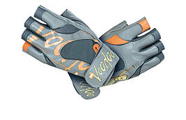 Рукавички для фітнесу MadMax MFG-921 Voodoo Light grey/orange M