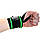 Кистьові бинти MadMax MFA-298 Wrist Wraps 18" Black/Green (пара), фото 8