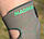 Наколінник MadMax MFA-295 Zahoprene Universal Knee Support Dark Grey/Green (1шт.), фото 6