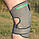 Наколінник MadMax MFA-295 Zahoprene Universal Knee Support Dark Grey/Green (1шт.), фото 7