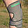 Наколінник MadMax MFA-295 Zahoprene Universal Knee Support Dark Grey/Green (1шт.), фото 8