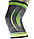 Компресійний наколінник MadMax MFA-284 3D Compressive knee support Dark grey/Neon green S, фото 5