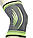 Компресійний наколінник MadMax MFA-284 3D Compressive knee support Dark grey/Neon green S, фото 6