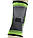 Компресійний наколінник MadMax MFA-284 3D Compressive knee support Dark grey/Neon green S, фото 9