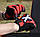 Рукавички для фітнесу MadMax MXG-101 X Gloves Black/Grey/Red M, фото 8