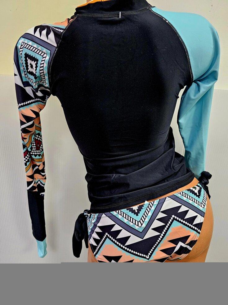 Купальник для бассейна раздельный ментоловый Rash Guards (ID#1928163637 ...