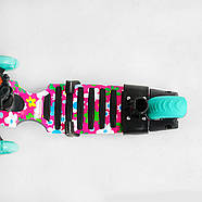 Самокат триколісний 5в1 з батьківською ручкою LS-78415 Best Scooter з додатковими колесами, фото 6