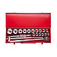 Набір інструментів 3/4", 20 од., металевий кейс INTERTOOL ET-6024, фото 3