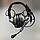 Навушники тактичні Earmor M32, активні, зі знімним мікрофоном і гарнітурою, активні навушники військові, колір – Олива, фото 8